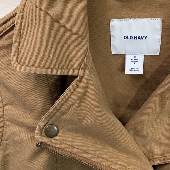 Old Navy cotton Moto style jacket. Size S - Picture 2 of 4